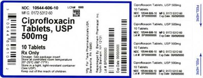 Bottle Label (10544 606 10   0172 5312 60)